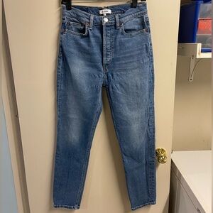 Re/done high waist jeans